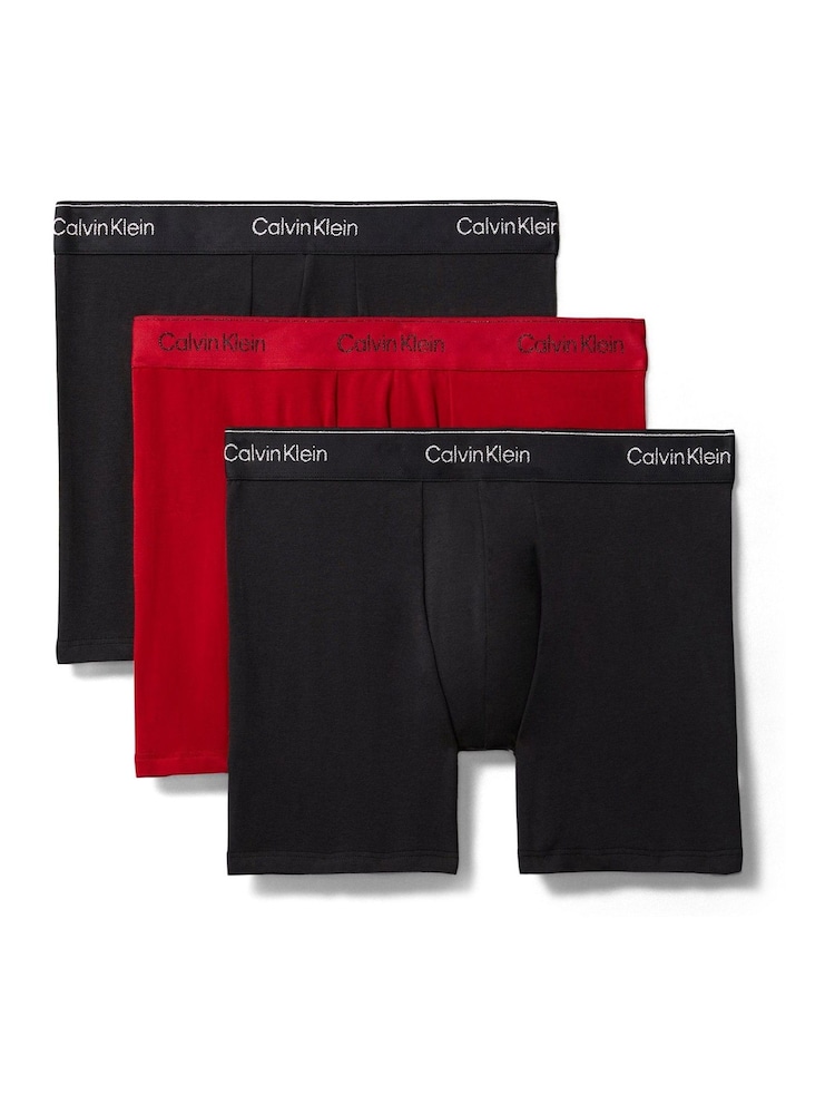 Calvin Klein Black Boxer Briefs 3 Pack - Image 1 of 1