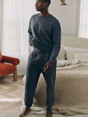 Calvin Klein Grey 100% Cotton Long Sleeved Sweatshirt - Image 1 of 3