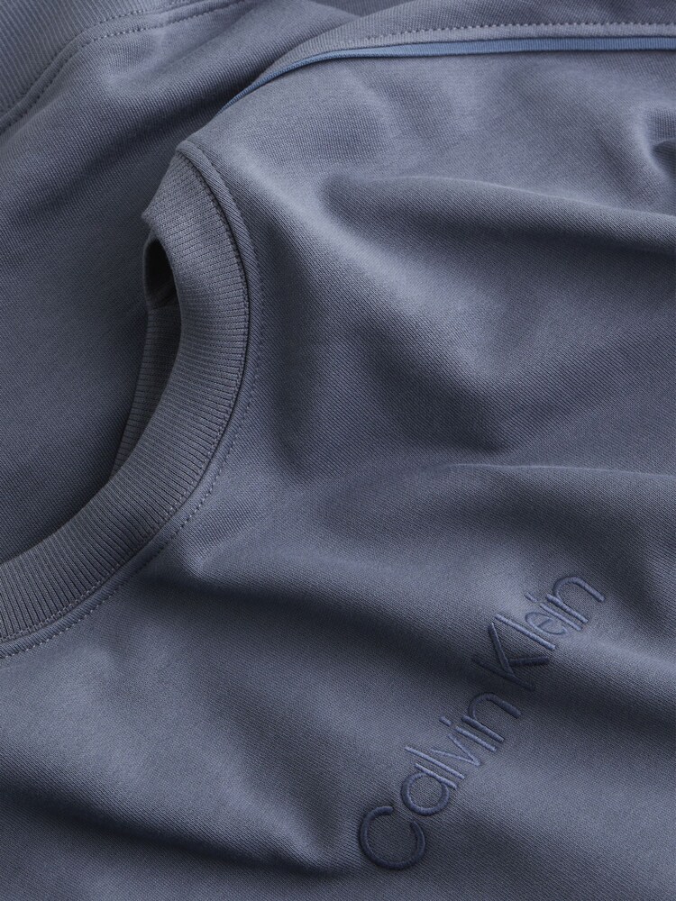 Calvin Klein Grey 100% Cotton Long Sleeved Sweatshirt - Image 3 of 3 Calvin Klein Grey 100% Cotton Long Sleeved Sweatshirt - Image 3 of 3