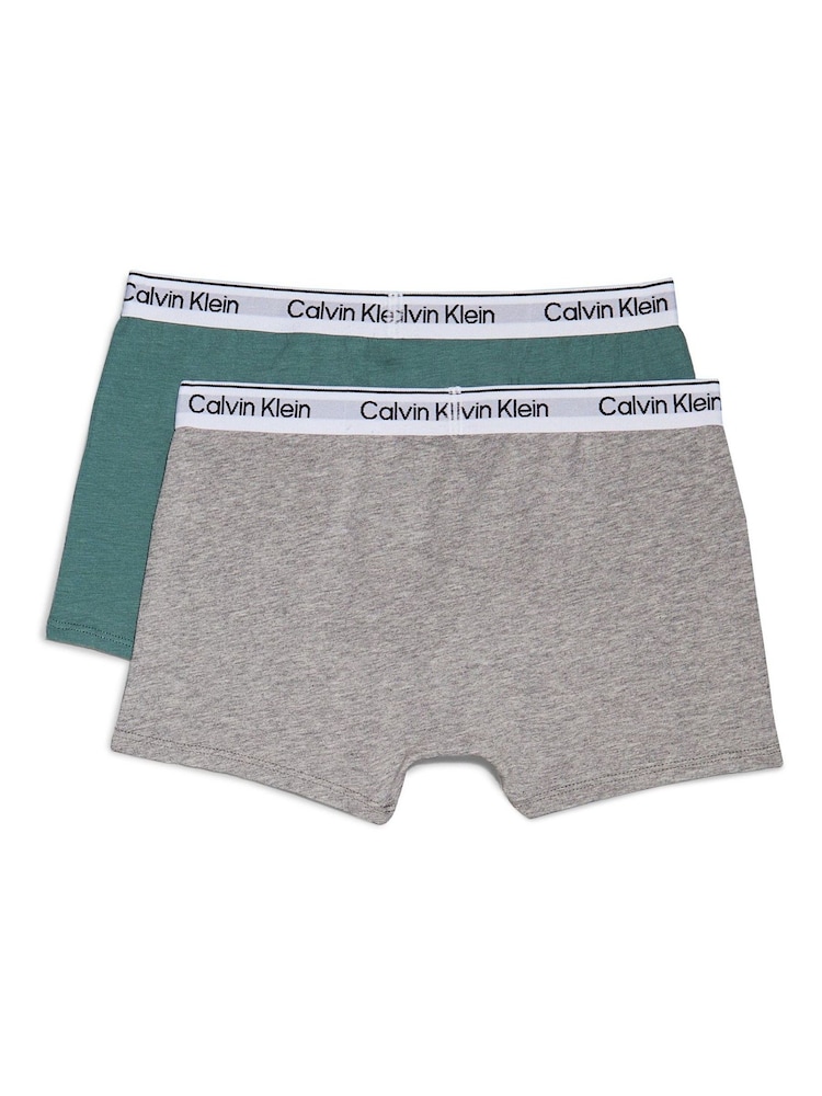 Calvin Klein Grey Trunks 2 Pack - Image 2 of 3