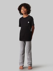 Calvin Klein Black Knit Pyjama Set - Image 1 of 5