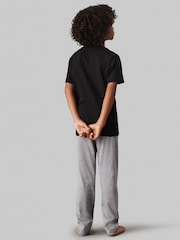 Calvin Klein Black Knit Pyjama Set - Image 2 of 5