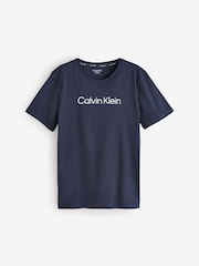 Calvin Klein Grey 100% Cotton T-Shirts 2 Pack - Image 2 of 4