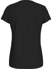 Calvin Klein Black Slim Fit 100% Cotton Short Sleeved T-Shirt - Image 6 of 8