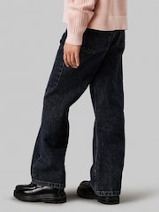 Calvin Klein Высоко поднятые широкие джинсы - Изображение 4 из 5