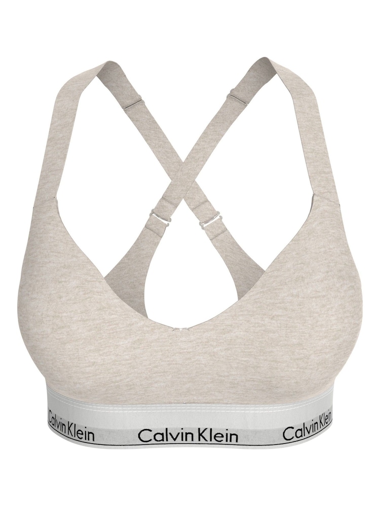 Calvin Klein Brown Modern Cotton Lift Bralette - Image 1 of 4