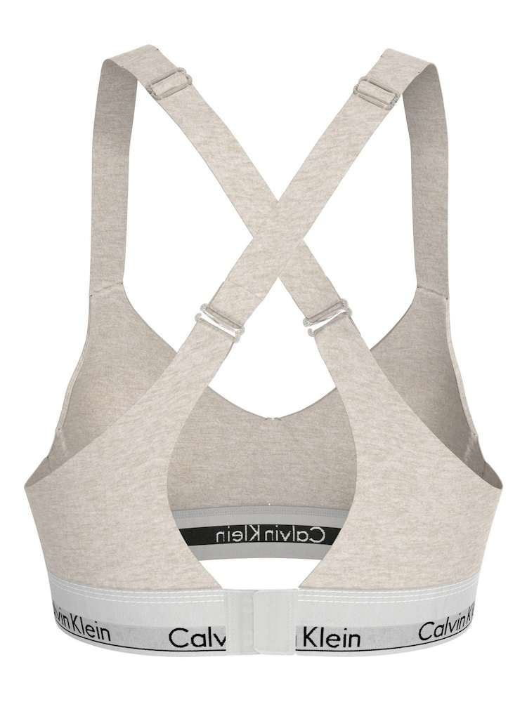 Calvin Klein Brown Modern Cotton Lift Bralette - Image 2 of 4