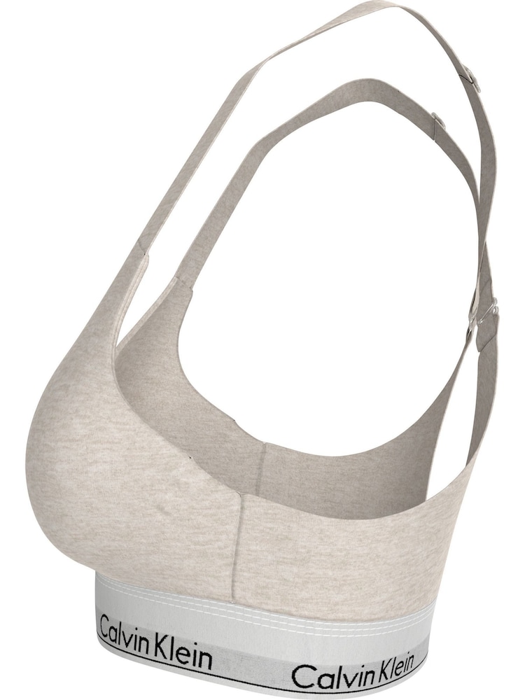 Calvin Klein Brown Modern Cotton Lift Bralette - Image 4 of 4