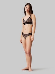 Calvin Klein Black Instinct Unlined Triangle Bra - Image 2 of 4