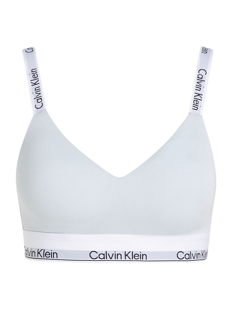 Calvin Klein Grey Lightly Lined Bralette With Modern Cotton - Image 4 of 6
