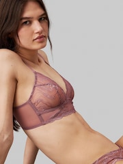 Calvin Klein Pink Instinct Unlined Triangle Bra - Image 4 of 4
