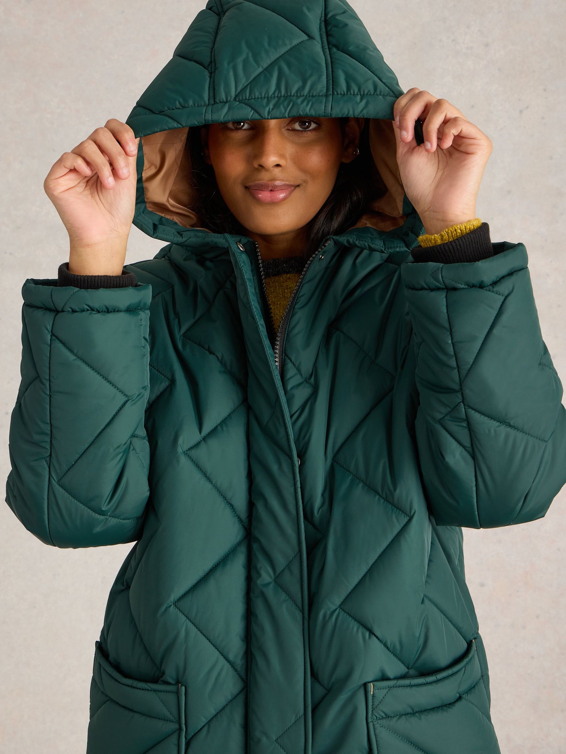 White stuff padded coat hot sale
