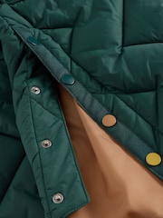 White Stuff Green Sloane Quilted Coat - Image 6 of 6