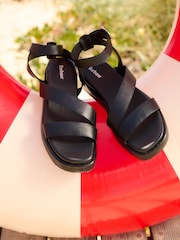 Barbour® Black Ivy Flatform Sandals - Image 1 of 2
