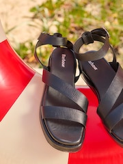 Barbour® Black Ivy Flatform Sandals - Image 2 of 2