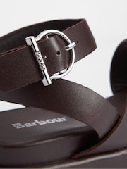 Barbour® Brown Ivy Flatform Sandals - Image 4 of 4