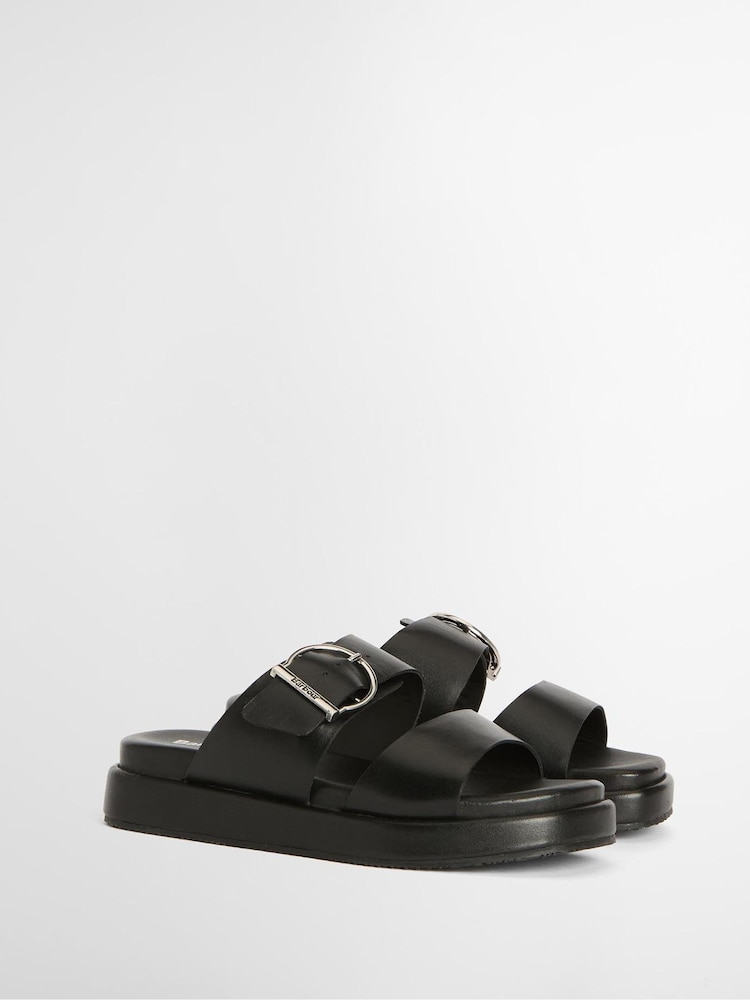 Barbour® Black Adele Flatform Sandals - Image 1 of 5
