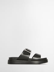 Barbour® Black Adele Flatform Sandals - Image 2 of 5