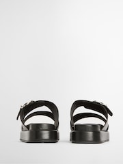 Barbour® Black Adele Flatform Sandals - Image 3 of 5