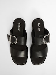 Barbour® Black Adele Flatform Sandals - Image 4 of 5