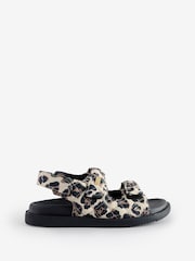 Barbour® International Leopard Print Sandals - Image 1 of 1