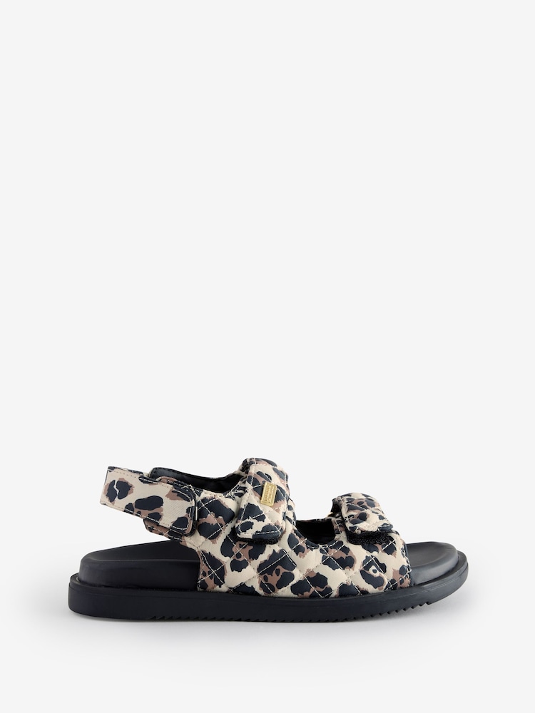 Barbour® International Leopard Print Sandals - Image 1 of 1
