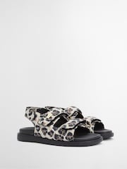 Barbour® International Leopard Print Sandals - Image 2 of 6
