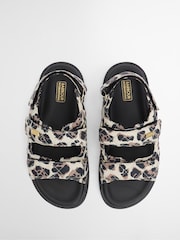 Barbour® International Leopard Print Sandals - Image 3 of 6