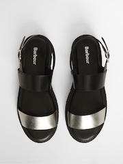 Barbour® Black Harewood Sandals - Image 4 of 6