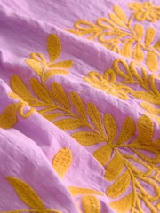 Purple Embroidered Summer Dress (3mths-10yrs) - Image 8 of 8