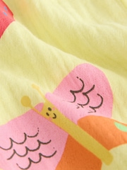 Yellow 100% Cotton Shirt And Shorts Co-Ord Set (3mths-10yrs) - Image 4 of 6