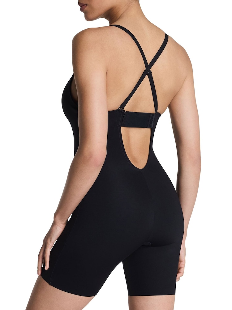 Buy Spanx Black SPANXshape™ Suit Your Fancy Plunge Low-Back Mid-Thigh Bodysuit from Next USA