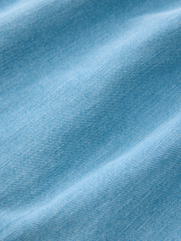 Blue Denim Ric Rac 100% Cotton Sleeveless Summer Dress (3mths-8yrs) - Image 8 of 8