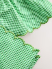 Green Embroidered Blouse and Trousers Co-Ord Set (3mths-8yrs) - Image 9 of 9