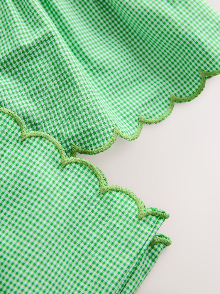 Green Embroidered Blouse and Trousers Co-Ord Set (3mths-8yrs) - Image 9 of 9