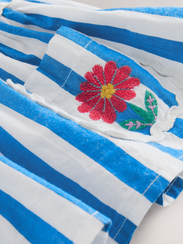 Rayas azul/blanco - Conjunto de blusa y pantalones de 100 % algodón (3 meses-8 años) - Imagen 9 de 9 Rayas azul/blanco - Conjunto de blusa y pantalones de 100 % algodón (3 meses-8 años) - Imagen 9 de 9
