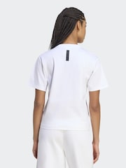 adidas White Z.N.E.T-Shirt - Image 2 of 6