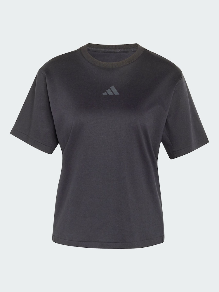 adidas Black Z.N.E. T-Shirt - Image 6 of 6 adidas Black Z.N.E. T-Shirt - Image 6 of 6