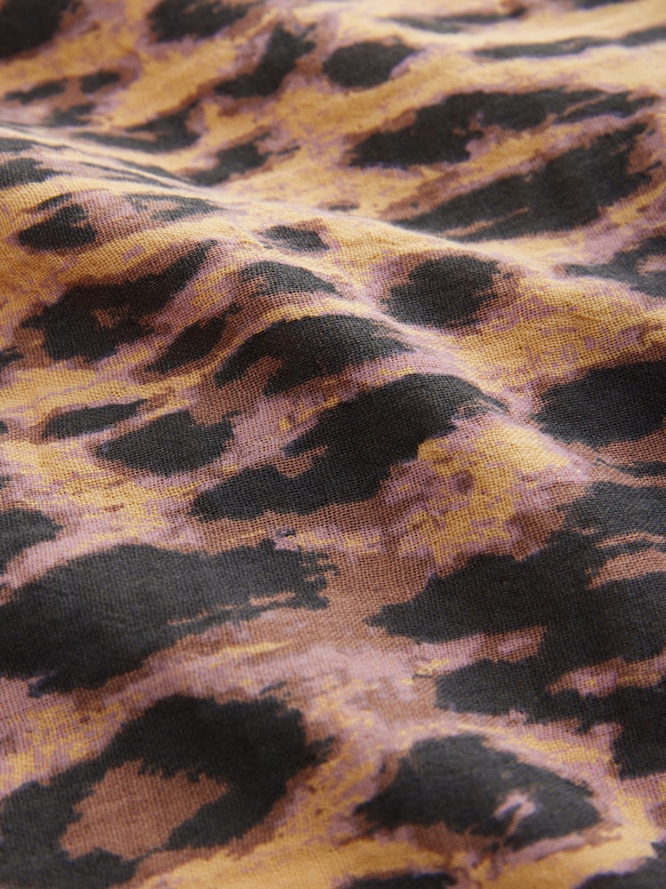 Animal Print 100% Cotton Shirt And Shorts Co-Ord Set (3mths-10yrs) - Image 9 of 9