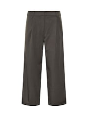 PixieGirl Petite Grey Barrel Leg Trousers - Image 5 of 5
