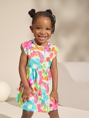 Rainbow Doodle Button Through Summer Dress (3mths-10yrs) - Image 1 of 8