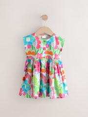 Rainbow Doodle Button Through Summer Dress (3mths-10yrs) - Image 5 of 8