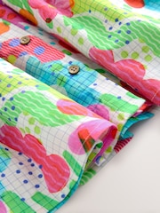 Rainbow Doodle Button Through Summer Dress (3mths-10yrs) - Image 8 of 8