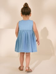 Denim Sleeveless Pocket Summer Dress (3mths-8yrs) - Image 2 of 8
