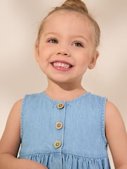 Denim Sleeveless Pocket Summer Dress (3mths-8yrs) - Image 3 of 8