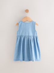 Denim Sleeveless Pocket Summer Dress (3mths-8yrs) - Image 5 of 8