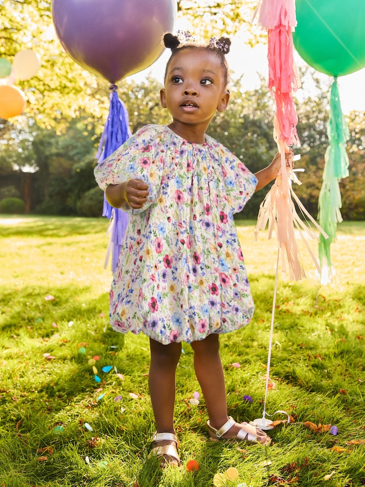Pink/Blue Puff Ball Party Dress (3mths-8yrs) - Image 2 of 8