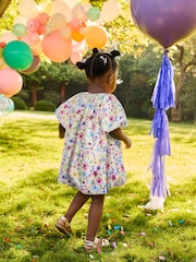 Pink/Blue Puff Ball Party Dress (3mths-8yrs) - Image 3 of 8