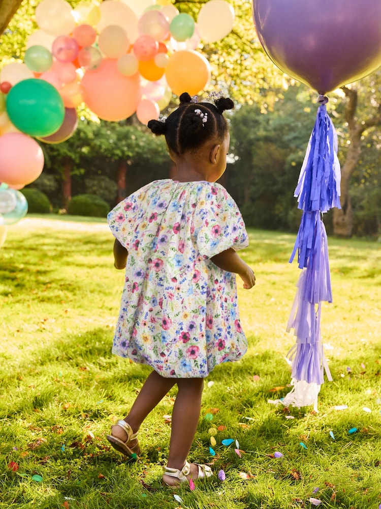 Pink/Blue Puff Ball Party Dress (3mths-8yrs) - Image 3 of 8