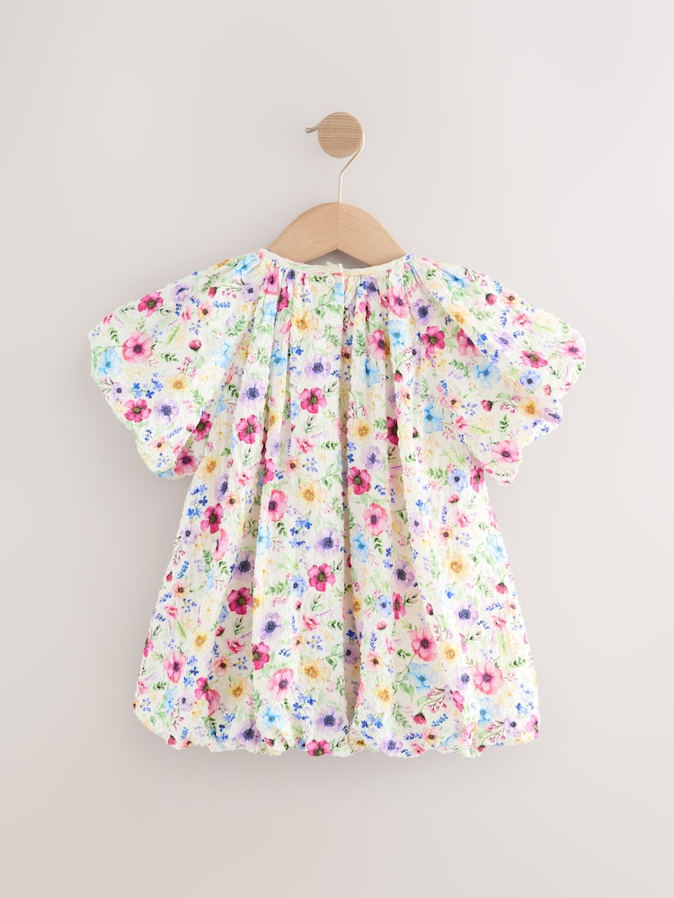 Pink/Blue Puff Ball Party Dress (3mths-8yrs) - Image 6 of 8